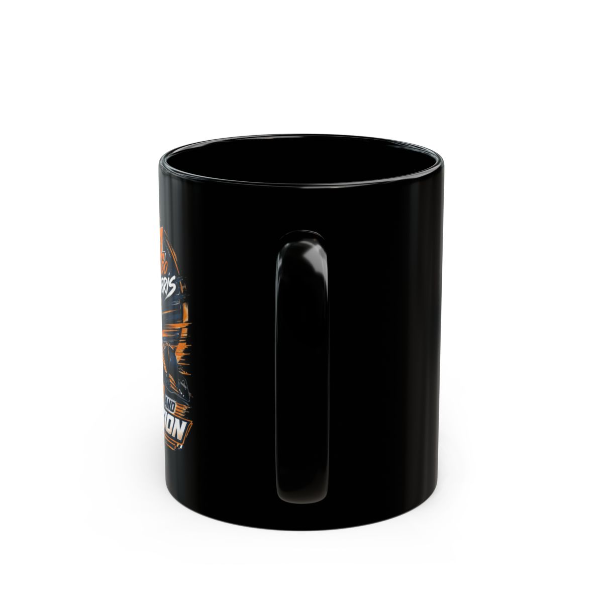 Lando Norris "Speed and Precision" Black Mug - alternate angle 4, merchandise