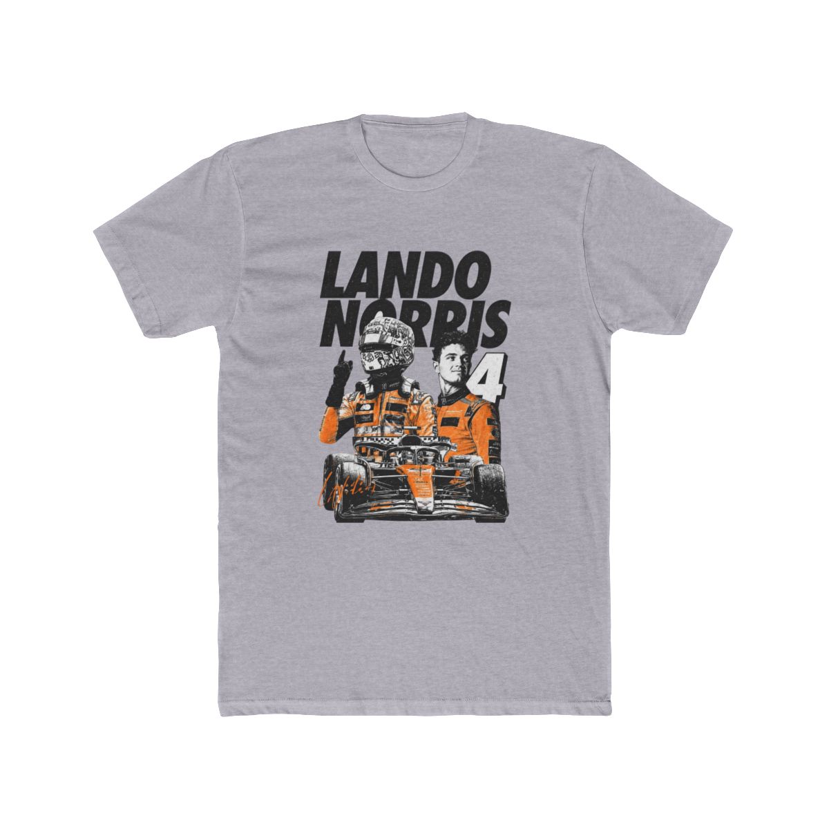 Lando Norris F1 T Shirt 2026 | Retro LN4 Racing Tee | McLaren Formula One Team Fan Gift - alternate angle 4, merchandise