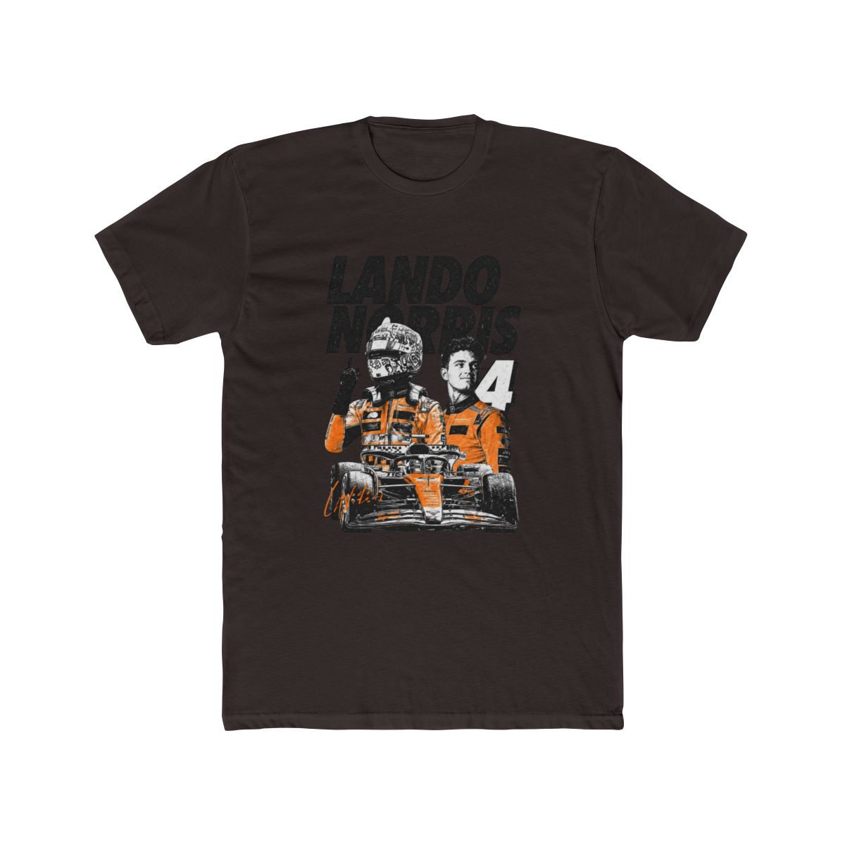 Lando Norris F1 T Shirt 2026 | Retro LN4 Racing Tee | McLaren Formula One Team Fan Gift - alternate angle 2, merchandise