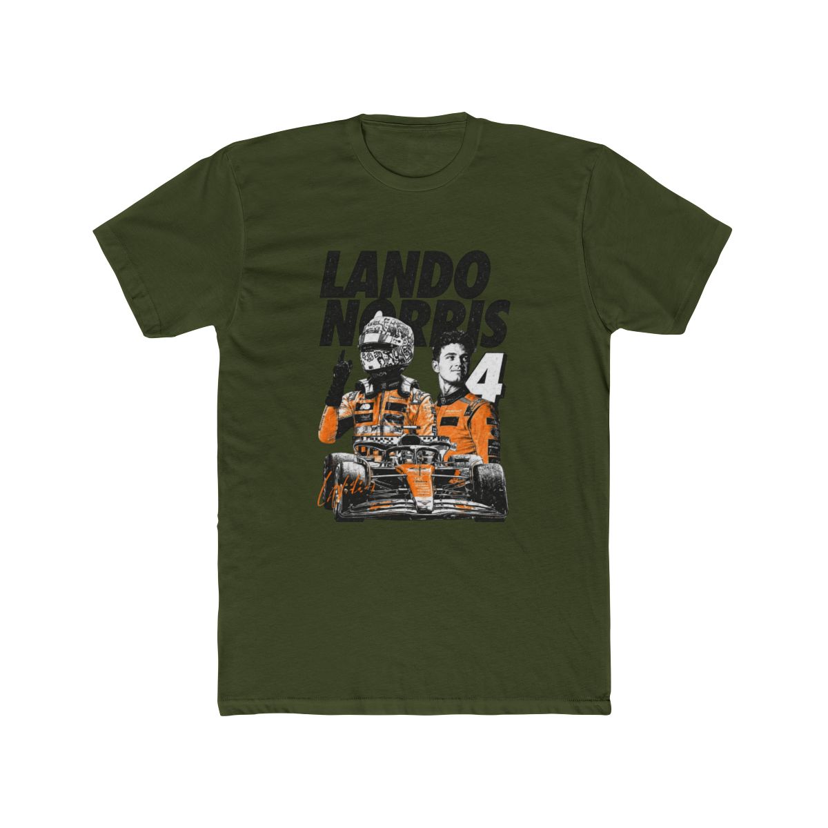 Lando Norris F1 T Shirt 2026 | Retro LN4 Racing Tee | McLaren Formula One Team Fan Gift - alternate angle 5, merchandise