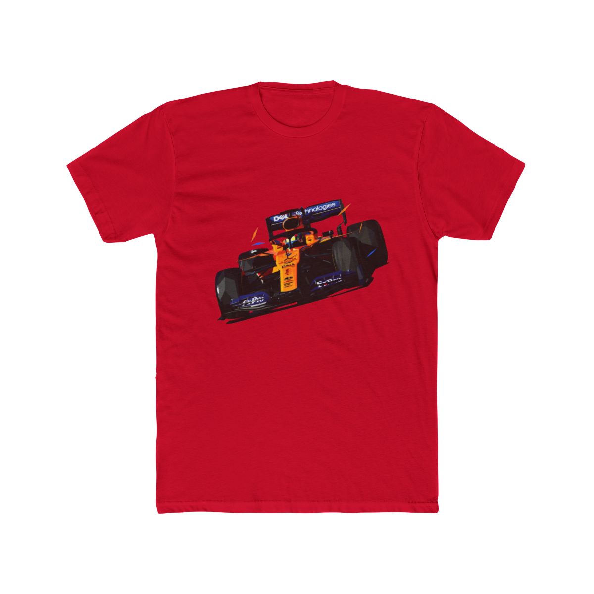 Lando Norris F1 Car T Shirt - alternate angle 2, merchandise
