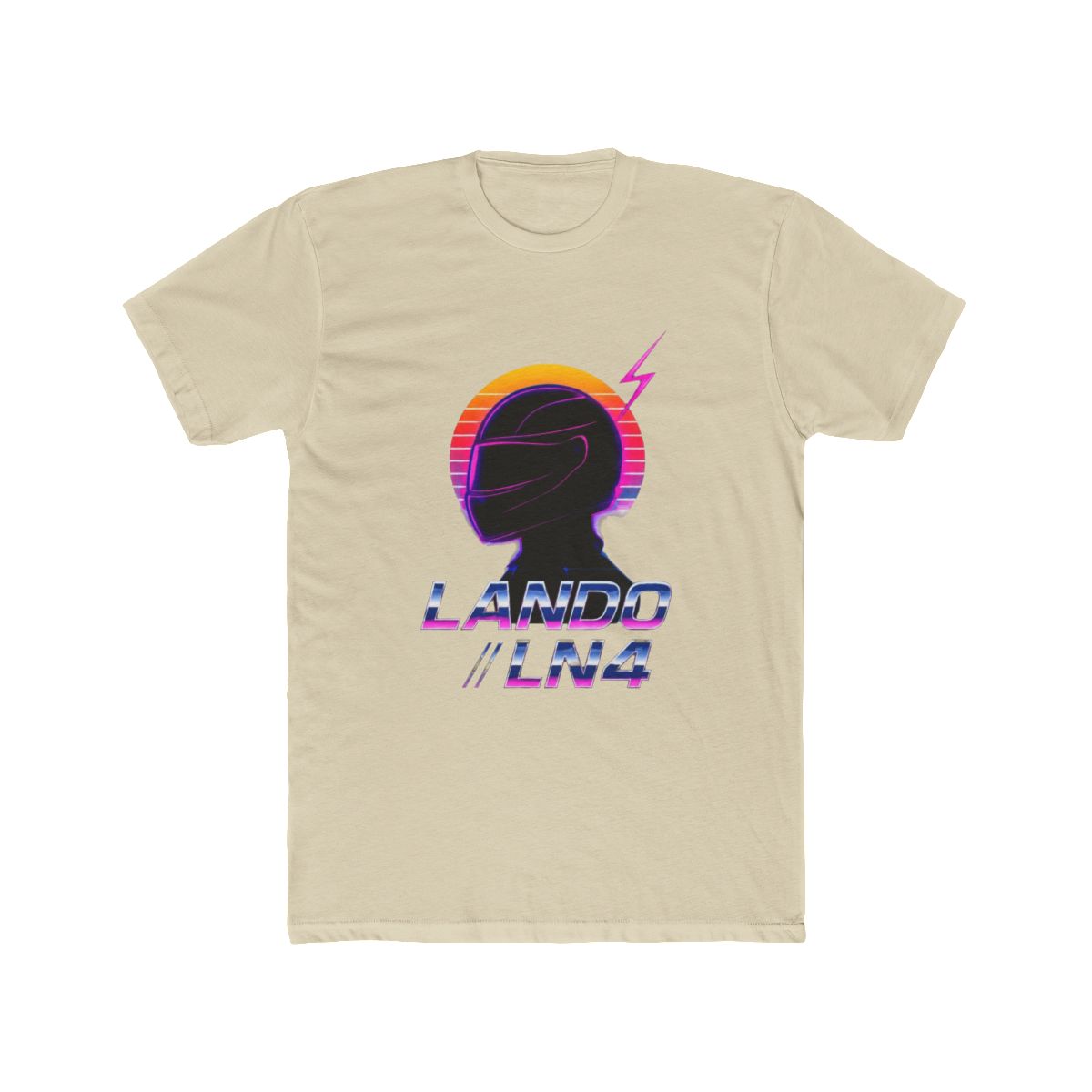 Lando Norris LN4 Retro T Shirt - alternate angle 4, merchandise