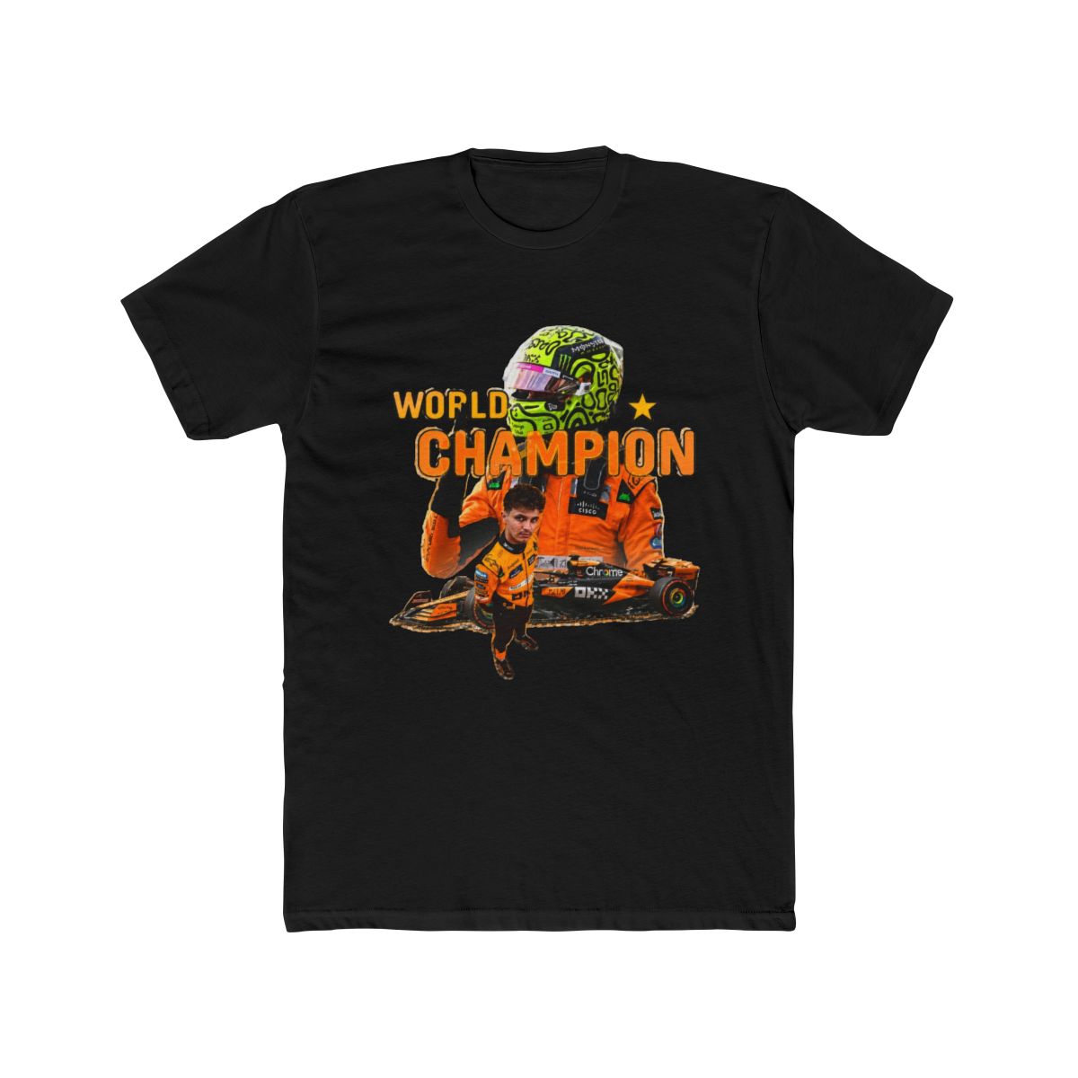 Lando Norris Champion T Shirt - alternate angle 3, merchandise