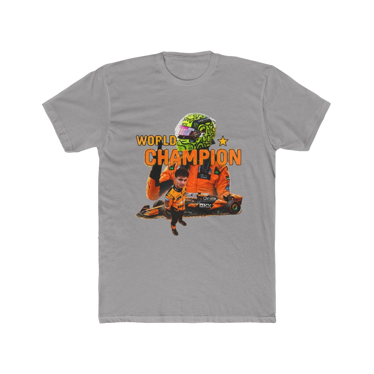 Lando Norris Champion T Shirt - alternate angle 4, merchandise